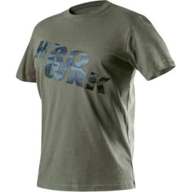 Arbeits-T-Shirt In Oliv-Camouflage, Gr÷ße M 81-612-M