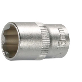 SW-Stahl Wellenprofil-Nuss 1/4Z - 10 mm 06455L-E10