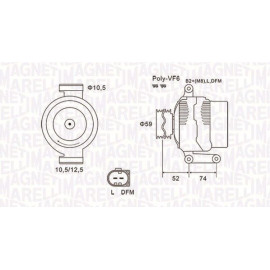 MAGNETI MARELLI Generator 063731928010