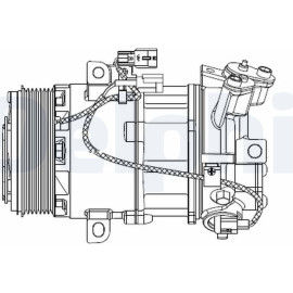 Delphi Kompressor CS20550 Delphi Kompressor CS20550