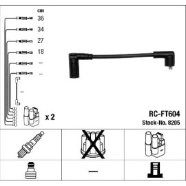 RC-FT604 NGK - Zündkabelsatz 8205