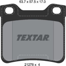 Textar Bremsbelagsatz 2127803