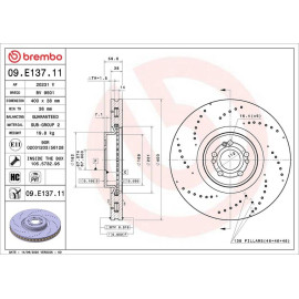 Bremsscheibe VA 09.E137.11 Bremsscheibe VA 09.E137.11