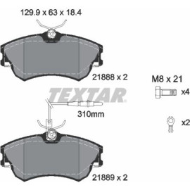 Bremsbelagsatz Renault P. Espace 2,0-3,0 96-02 2188801