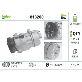 Kompressor, Klimaanlage 813200