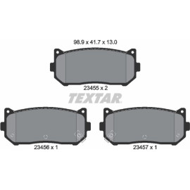Textar Bremsbelagsatz 2345501 Textar Bremsbelagsatz 2345501