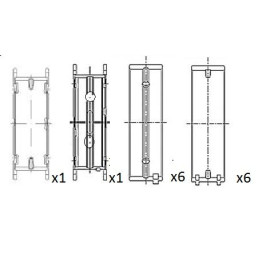 FAI AutoParts Kurbelwellenlager BM1064-STD