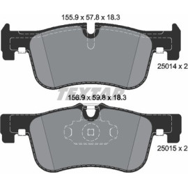 Bremsbelagsatz Bmw P. F20/F21 114-118 10 2501401