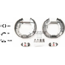 Satz Bremsbacken Mitsubishi Colt 1.1I 12V 2004/05 84068800
