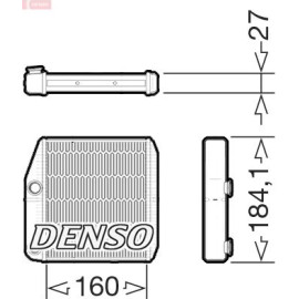 DENSO Heizkörper DRR09076