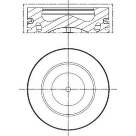 MAHLE Kolben 028 PI 00121 000