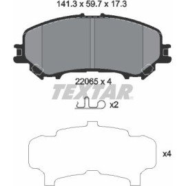 Bremsbelagsatz Nissan P. X-Trail 1.6 Dci 13 2206503