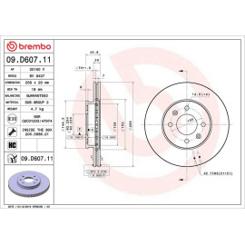 Bremsscheibe VA 09.D607.11