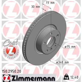 ZIMMERMANN Bremsscheibe 150.2950.20 ZIMMERMANN Bremsscheibe 150.2950.20