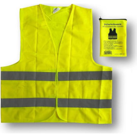 Warnweste gelb Größe L in Tasche 93011