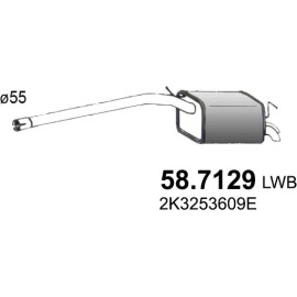 ASSO Endschalldämpfer 58.7129