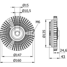 MAHLE Kupplung, Kühlerlüfter CFC 52 000S