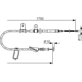 Handbremsseil re 1987482351