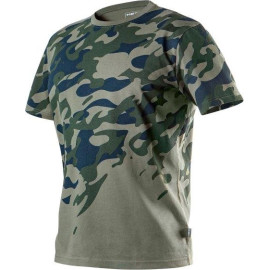 Arbeits-T-Shirt Mit Camo-Print, Größe M 81-613-M