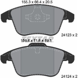 Bremsbelagsatz Ford P. Mondeo/Galaxy/V70/S80 06 2412301