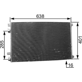 Kondensator, Klimaanlage AC 360 001S