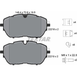 Textar Bremsbelagsatz 2221801 Textar Bremsbelagsatz 2221801