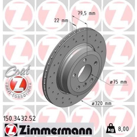 Bremsscheibe HA Sport 150.3432.52