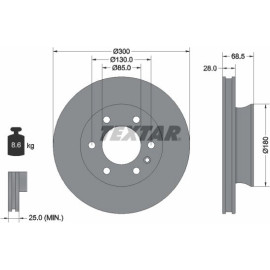 Bremsscheibe 92301203