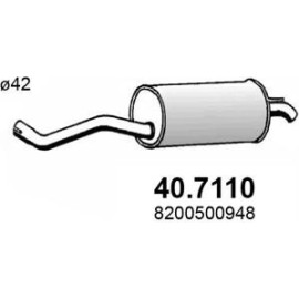 ASSO Endschalldämpfer 40.7110 ASSO Endschalldämpfer 40.7110