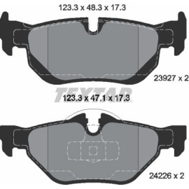 Bremsbelagsatz Bmw T. 1/3/X1 04-15 2392701