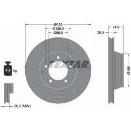 Bremsscheibe 92218905 Bremsscheibe 92218905