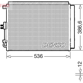 DENSO Kondensator, Klimaanlage DCN43009
