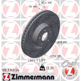Zimmermann Bremsscheibe 100.3360.54 Zimmermann Bremsscheibe 100.3360.54