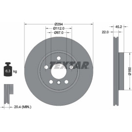 Bremsscheibe 92273105 Bremsscheibe 92273105