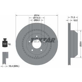 Bremsscheibe 92300803