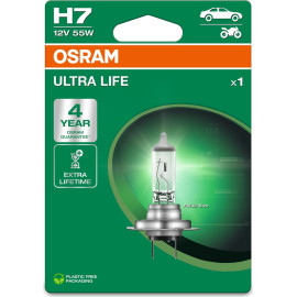 H7 12V 55W PX26d ULTRA LIFE 4 Jahre Garantie 1 Stück H7 12V 55W PX26d ULTRA LIFE 4 Jahre Garantie 1 Stück