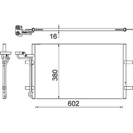 Kondensator, Klimaanlage AC 725 000S