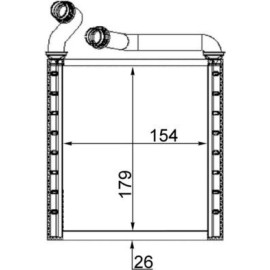 Wärmetauscher, Innenraumheizung AH 223 000S