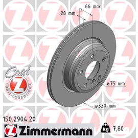 ZIMMERMANN Bremsscheibe 150.2904.20