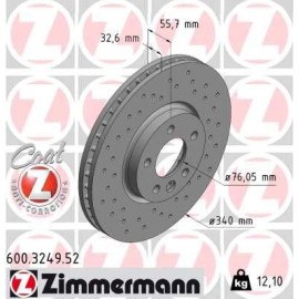 17 481 059 Sport Bremsscheibe VA Sport 600.3249.52 17 481 059 Sport Bremsscheibe VA Sport 600.3249.52
