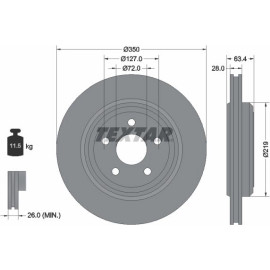 Bremsscheibe Jeep T. Grand Cherokee 3.0-6.4 4X4 11 92282003 Bremsscheibe Jeep T. Grand Cherokee 3.0-6.4 4X4 11 92282003