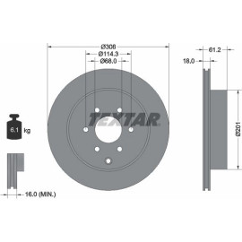 Bremsscheibe 92296403