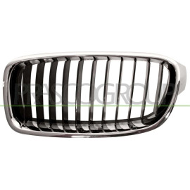 KÜHLERGRILL L CHROM/SCHWARZ/SCHWARZ PQ 1726,409,1