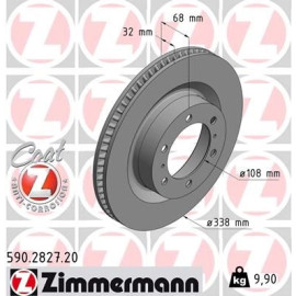 ZIMMERMANN Bremsscheibe 590.2827.20