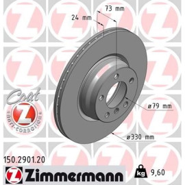 ZIMMERMANN Bremsscheibe 150.2901.20