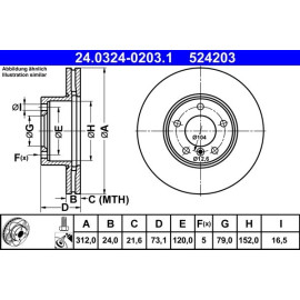 Bremsscheibe 24.0324-0203.1
