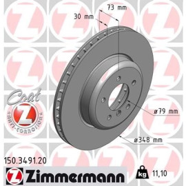 ZIMMERMANN Bremsscheibe 150.3491.20