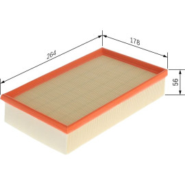 Luftfiltereinsatz F 026 400 693
