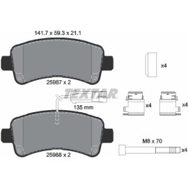 Bremsbelagsatz Citroen T. Jumper 2.0 Blue Hdi 15 2598701