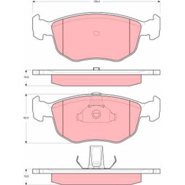 Bremsklötze VA GDB1618